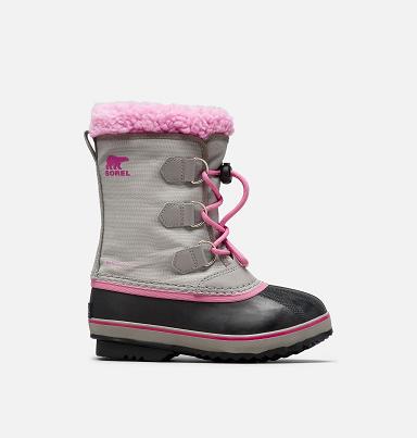 Sorel Yoot Pac Kids Boots Grey,Pink - Girls Boots NZ4687135